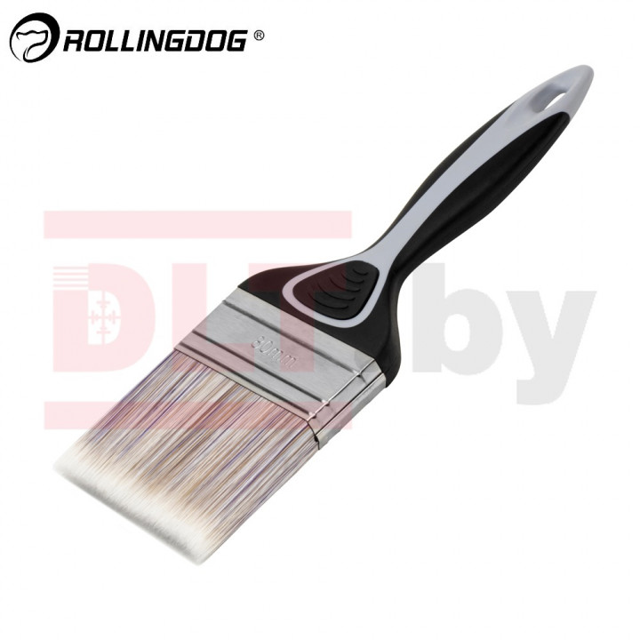 Кисть Rollingdog BT1000 80мм, прямой срез, полиэстер, серия Professional, арт.10349
