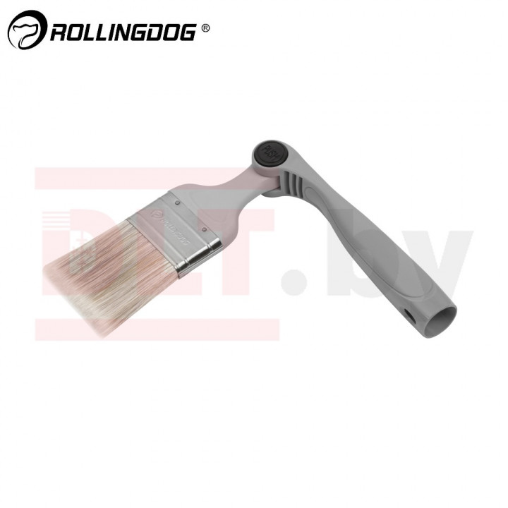 Кисть поворотная Rollingdog 63.5мм, прямой срез, синтетика, серия Professional, арт.10502