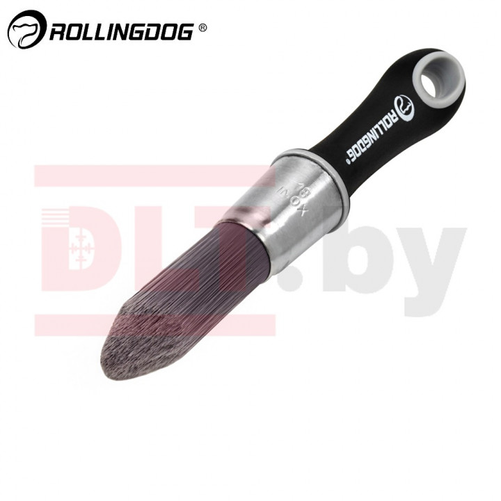 Кисть с короткой ручкой Rollingdog 22мм, круглая, синтетика, серия Professional, арт.10594