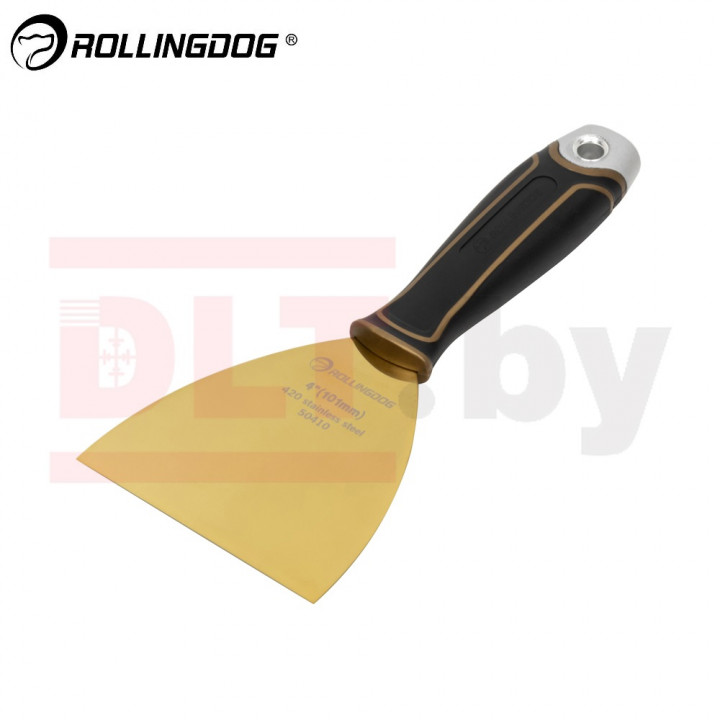 Малярный шпатель Rollingdog Titanium 4" (100мм), серия Elite, арт.50410
