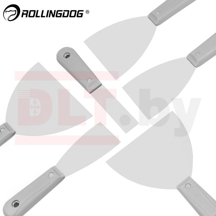 Набор шпателей Rollingdog 1/2/3/4/5/6" (25/50/75/100/125/150мм), серия Standard , арт.50481
