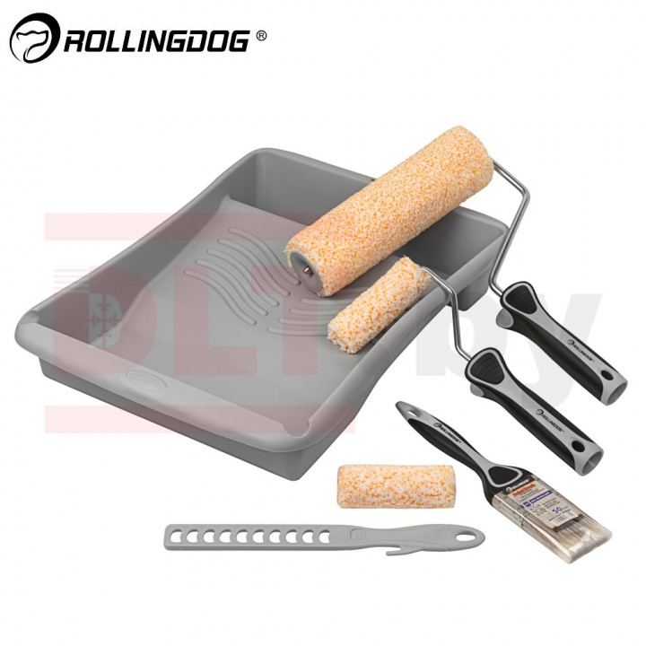 Набор малярный Rollingdog SUPER-MICRO (8 предметов), серия Professional, арт.70141