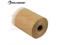 Укрывное полотно на малярной ленте Rollingdog ENVIRO-GUARD 25м х 18см (укрывная бумага), арт.80047
