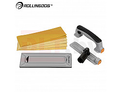 Набор для ручной шлифовки Rollingdog SURFEX №2 (9 предметов), соединение резьба, серия Professional, арт.90157