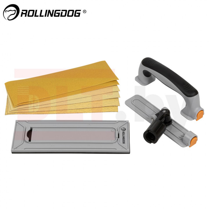 Набор для ручной шлифовки Rollingdog SURFEX №2 (9 предметов), соединение резьба, серия Elite, арт.90157