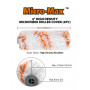 Набор валиков Rollingdog Micro-Max 100мм, 2шт, ворс 12мм, для бюгеля 6мм, микрофибра, арт.00294