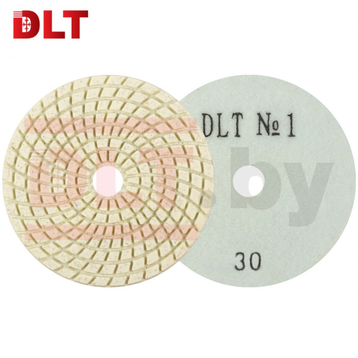 Алмазный гибкий шлифовальный круг DLT №1, #30, 100мм