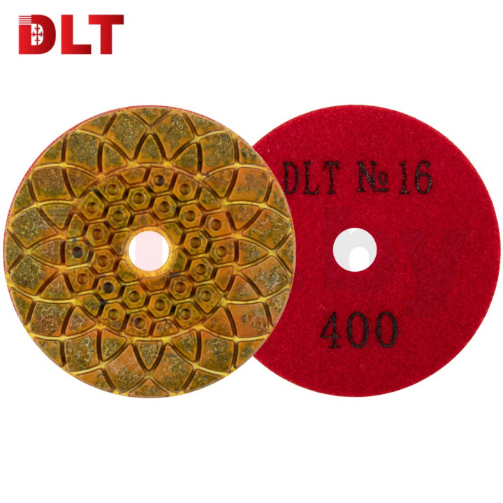 Алмазный гибкий шлифовальный круг DLT №16, #400, 100мм