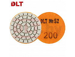 Алмазный гибкий шлифовальный круг для гравёра DLT №52, #200, 50мм