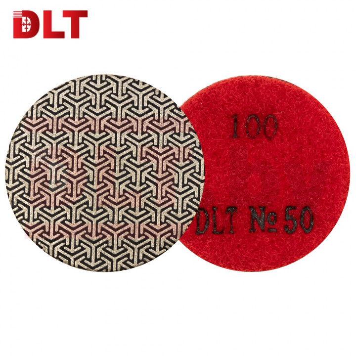 Алмазный гибкий шлифовальный круг для гравёра DLT №50, #100, 50мм