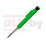 Набор: строительный карандаш DLT + 6 сменных стержней, (ЗЕЛЕНЫЙ)