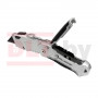 Складной выдвижной строительный нож Rollingdog лезвие 19мм, серия Professional, арт.50522