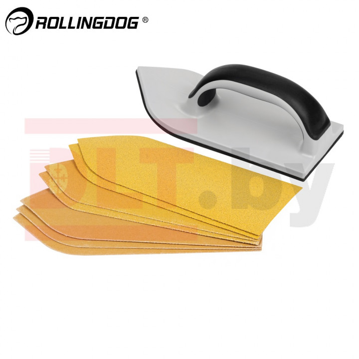 Набор для ручной шлифовки Rollingdog (7 предметов), серия Elite, арт.90178