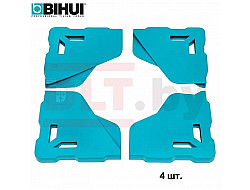 Протектор угла плитки BIHUI (защитный уголок для крупноформата), набор 4шт, 12-13мм, арт.LFTP13