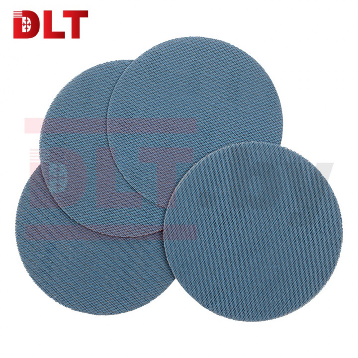 Круг шлифовальный сетка DLT GrandFlex BLUE-NET CERAMIC, P240, 150 мм, 10шт, (керамика), арт.3035