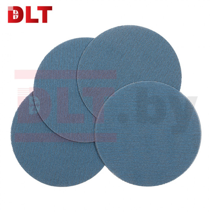 Круг шлифовальный сетка DLT GrandFlex BLUE-NET CERAMIC, P180, 150 мм, 10шт, (керамика), арт.3034