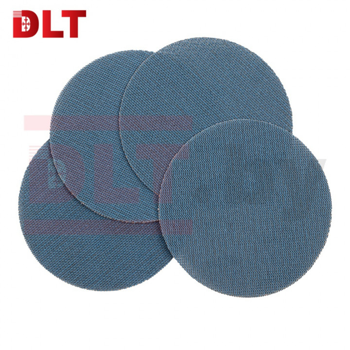 Круг шлифовальный сетка DLT GrandFlex BLUE-NET CERAMIC, P120, 150 мм, 10шт, (керамика), арт.3033