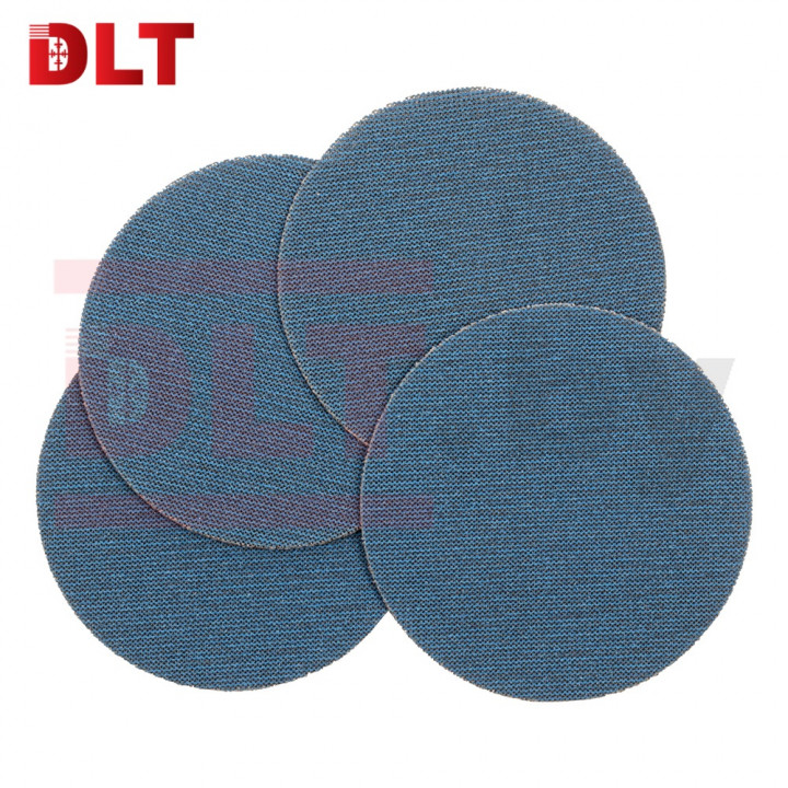 Круг шлифовальный сетка DLT GrandFlex BLUE-NET CERAMIC, P80, 150 мм, 10шт, (керамика), арт.3032