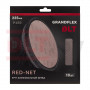 Круг шлифовальный сетка DLT GrandFlex RED-NET, P180, 225мм, 10шт, (оксид алюминия), арт.3017