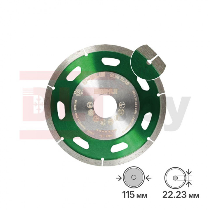 Алмазный диск BIHUI B-SLIM, 115мм, арт.DCDS115