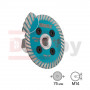 Алмазный диск BIHUI MINI THIN TURBO, 75мм, арт.DCW75