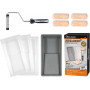 Набор малярный Rollingdog SUPER-MICRO (9 предметов) резьба, серия Professional, арт.70290