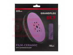 Круг шлифовальный DLT GrandFlex FILM-CERAMIC, P150, 225мм, 10шт, (на плёнке, керамика точной формы), арт.3457