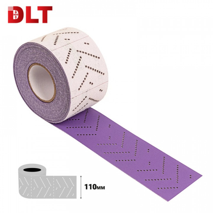 Шлифовальный лист в рулоне DLT GrandFlex PURO-ROLL, P180, 110мм*12м, (керамика точной формы), арт.3476