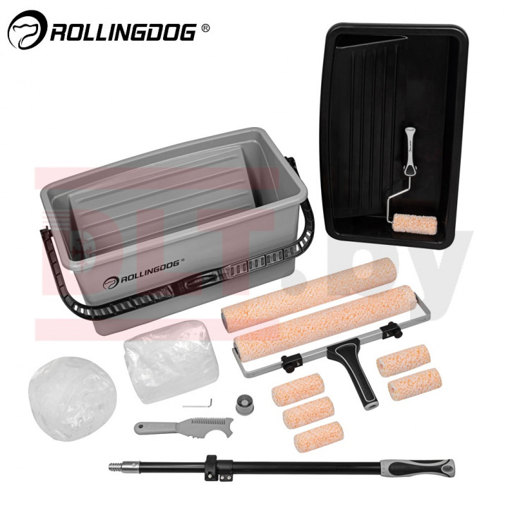 Набор малярный Rollingdog THE MOLOSSUS (20 предметов) резьба, серия Elite, арт.70294