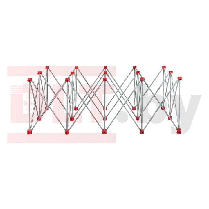 Подстолье складное DLT Сороконожка, версия Lite, 2.35 м х 1.2 м, нержавейка, арт.3890