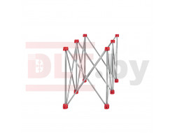 Подстолье складное DLT Сороконожка, версия Lite, 0.75 м х 1.5 м, нержавейка, арт.3887