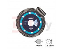 Диск алмазный BIHUI SUPER THIN TURBO, 105мм, арт.DCBN4