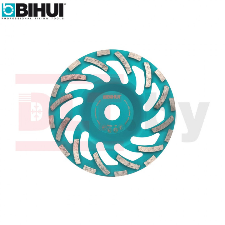 Алмазный шлифовальный диск (алмазная чашка) BIHUI FAN 175 мм, арт.DCWF7
