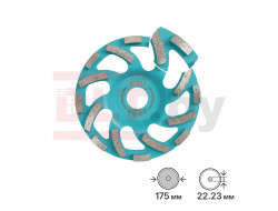 Алмазный шлифовальный диск (алмазная чашка) BIHUI FAN 175мм, арт.DCWF7