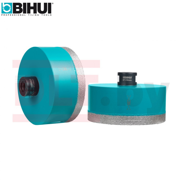 Коронка алмазная для плитки и камня BIHUI 120 мм (вакуумная пайка точной формы), арт.DBDB120