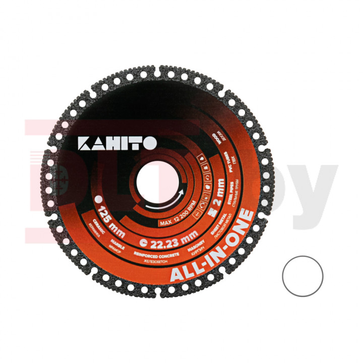Диск алмазный KAHITO All-in-one 125мм, универсальный, арт.4376