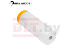 Укрывное полотно на малярной ленте Rollingdog WASHI-SHIELD 8 мкм, 280см x 15м, арт.81519