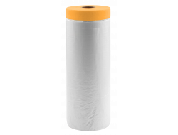 Укрывное полотно на малярной ленте Rollingdog WASHI-SHIELD 8 мкм, 280см x 15м, арт.81519
