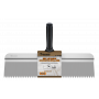 Шпатель зубчатый Rollingdog 450мм, прямое лезвие, зуб 6мм, резьба, серия Elite, арт.50559