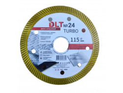 Диск алмазный DLT №24, TURBO, 115мм, арт 4282