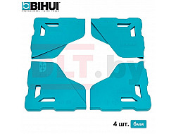 Протектор угла плитки BIHUI (защитный уголок для крупноформата), набор 4шт, 6мм, арт.LFTP06