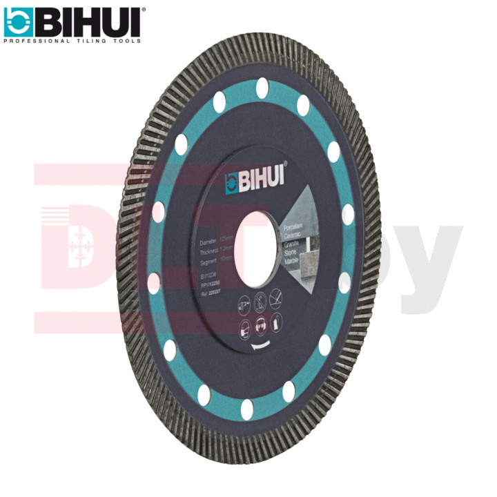 Алмазный диск BIHUI SUPER THIN TURBO, 125мм, арт.DCBN5