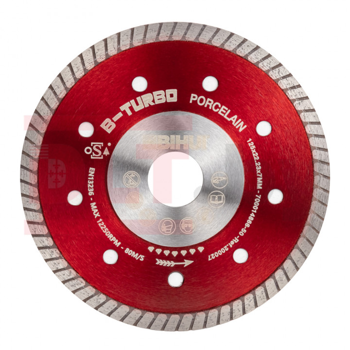 Алмазный диск BIHUI B-TURBO, 125мм, арт.DCDT125