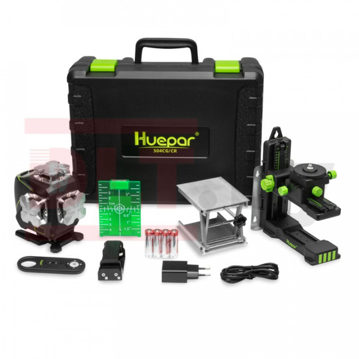 Уровень лазерный Huepar S04CG, арт.0182