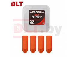 Набор запасных шпателей для DLT Silicone, (размер 4С) ОРАНЖЕВЫЕ, арт.1584