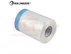 Укрывное полотно на малярной ленте Rollingdog WASHI-SHIELD 8 мкм, 55см x 30м, арт.81449