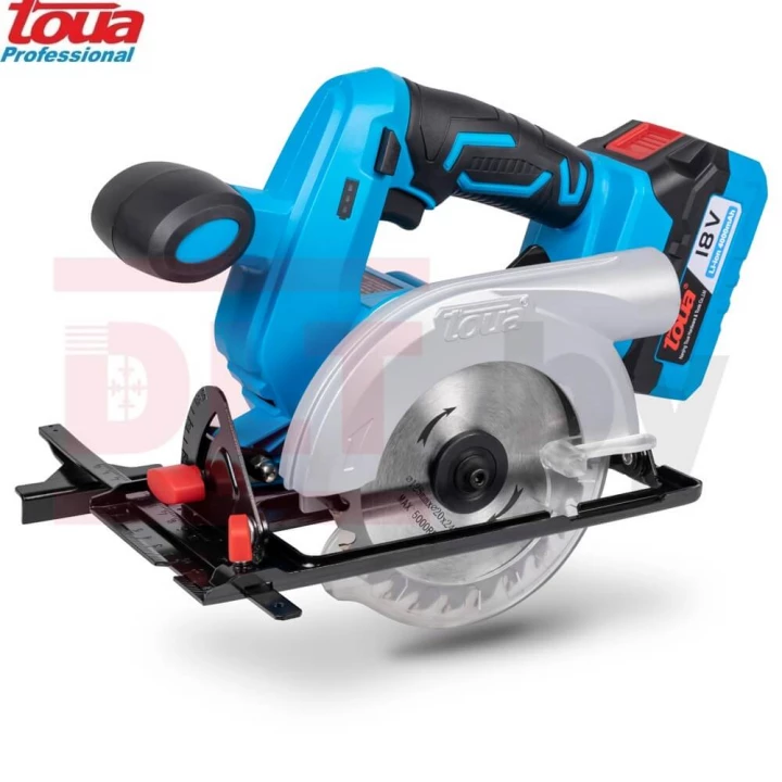Профессиональная аккумуляторная циркулярная пила Toua DCC180 I, арт.Toua DCC180
