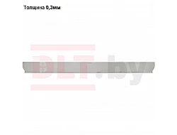 Лезвие для шпателя DLT Finish, толщина 0,3мм, 100см, арт.0834