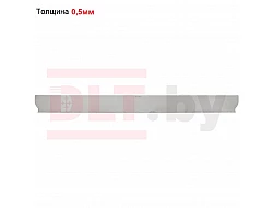 Лезвие для шпателя DLT Finish, толщина 0,5мм, 100см, арт.1061