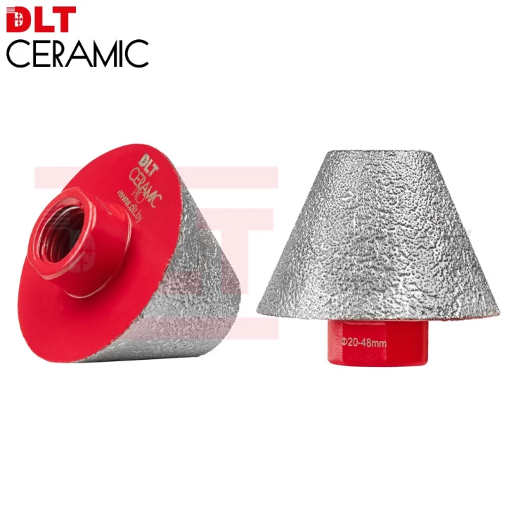 Алмазная конусная фреза DLT CERAMIC CONE PRO, 20-48мм, арт.0513